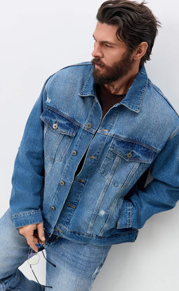 Куртка джинс P611-1285 l.blue