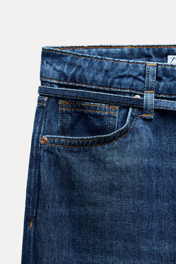 JEANS Z1975 WIDE LEG HIGH-WAIST BELT - Zara фото 4