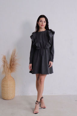 Платье в цвете антрацит