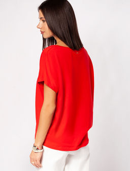 VILATTE / Футболка с цельнокроеным рукавом из премиального хлопка  фото 3