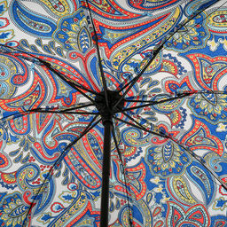 Зонт механический Марта Восточный ткань эпонж (полиэстер), 8 лучей, д/купола 96см, 3 сложения, 24см в сложенном виде, обрезиненная ручка, 275гр (Китай) - Домашняя мода фото 5
