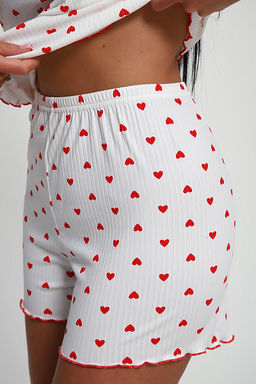 Пижама с шортами (01062, красный) - Плиона фото 31