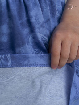 Платье Лето зайцы варенка синий - Sovalina фото 26