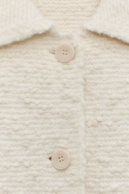 WOOL BLEND KNIT COAT - Zara фото 8