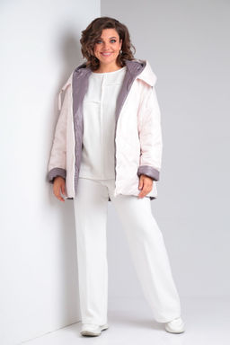 Куртка Diamant 1914-Р беж-какао фото 47