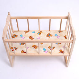 Кровать - качалка для кукол, большая, 50×30×45 см