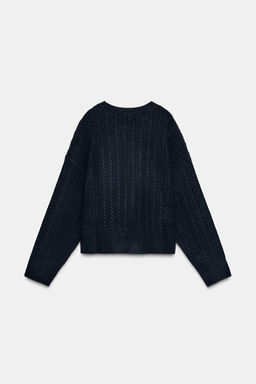 CABLE-KNIT JUMPER - Zara фото 6