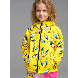 12342061 Куртка с полиуретановым покрытием для девочек (ветровка)