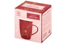 Кружка 450 мл 12,5*9*12,5 см Цветок, NEW BONE CHINA - Elan gallery фото 8