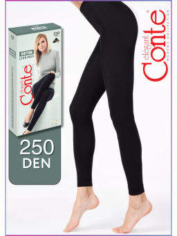 Cotton Leggings 250 (32/1) - nero