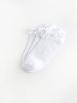 Dantel Detayl? K?z ?ocuk Patik ?orap 3l? - Waikiki фото 2