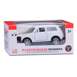 Машина "Классическая" 1:32 металл. (в ассортименте) в коробке
