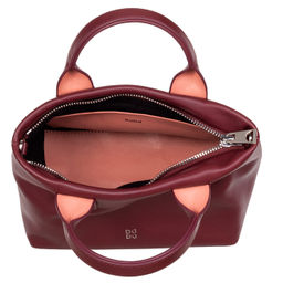 Итальянская миниатюрная женская сумочка DuDu Bags серии Ibiza | бордовый - Dudubags фото 3