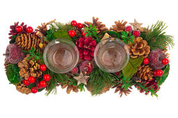 Новогоднее украшение подсвечник 30*14*8 см Тайна Рождества на 2 свечи прямоугольный - Elan gallery фото 5