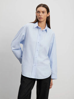 Рубашка однотонная