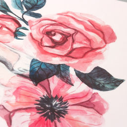 Наклейка интерьерная цветная Девушка в цветах, пластик, 30?45 см