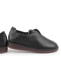 03-5001-1 BLACK Полуботинки женские летние (натуральная кожа) - Фабричный китай фото 12