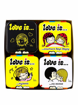 Цена за 2 шт. Освежающие конфеты Love is, в форме сердца, со вкусом морской соли и лимона, 20 г