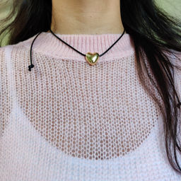 Подвеска Сердце на шнурке