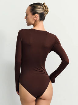 Базовое боди с длинным рукавом / Zarina