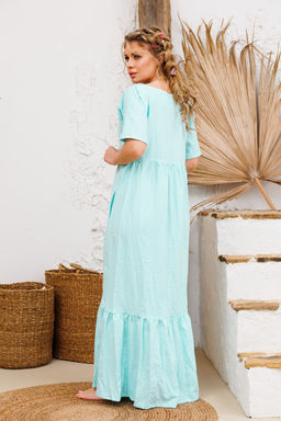 Платье AMORI 9735 светлая бирюза  фото 3