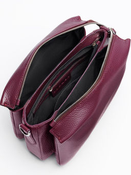 Женская кожаная сумка Richet 3280LN 603 Фиолетовый
