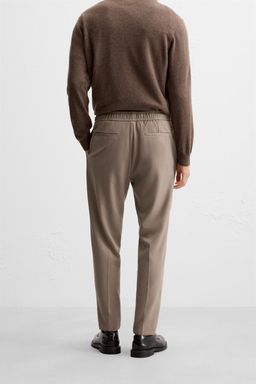 COMFORT FIT JOGGER WAIST TROUSERS - Zara фото 21