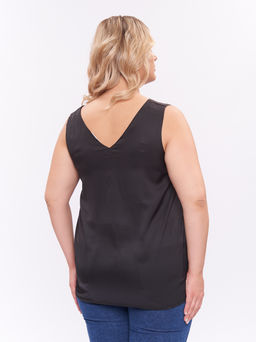 Топ атласный MT10237BLK01 - Артесса фото 8