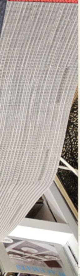 Салфетка для сервировки стола ПОЛОСЫ 30х45 см ШТУЧНО / P3 /уп 10/300/светло-серая