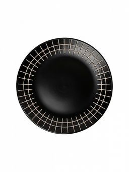 Тарелка сервировочная D26,5 черный керамика - Lucky фото 3