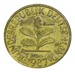 10 пфеннигов 1987 года J Германия