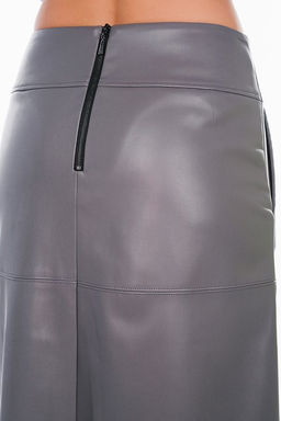 NOBBY, Юбка Ю303-500/8 (серый) (эко-кожа)  фото 6