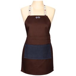 ФАРТУК МАЛЕНЬКИЙ ДЕКОРАТИВНЫЙ СУПЕР КОК ,КОРИЧНЕВЫЙ, 50