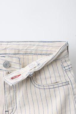 BERMUDA DENIM RAYAS / Beige - Zara фото 4