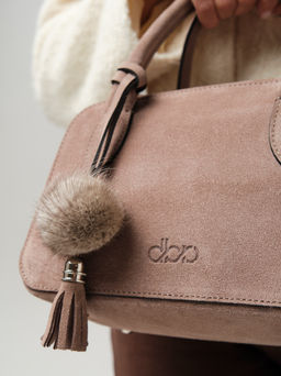 Замшевая сумка Polly DBR 31348 капучино  фото 10