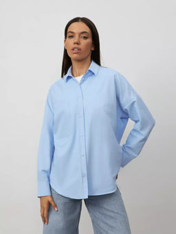 K11154 Рубашка ГОЛУБОЙ