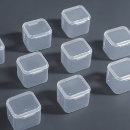 Органайзер для хранения мелочей, 56 ячеек, 21×17.2×2.5 см, прозрачный