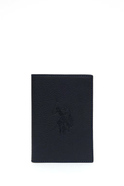 Мужской темно-синий кошелек Неожиданная скидка в корзине