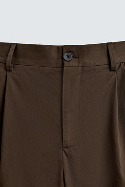 LIMITED EDITION CHINO TROUSERS WITH PLEATS - Zara фото 8