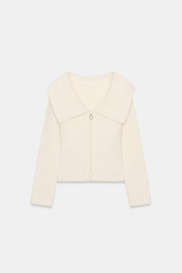 ZIP-UP LAPEL TOP - Zara фото 6