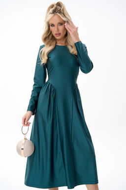 Платье Донна (изумрдный) - Эльза фото 16