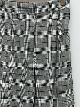 Ekose Desenli Gabardin K?z ?ocuk Kargo Pantolon - Waikiki фото 3