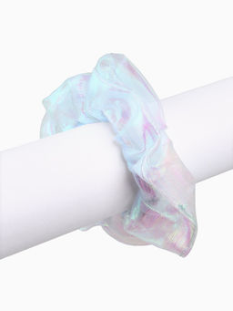 Цена за 2 шт. Резинка для волос «Перламутр» голубая, Холодное сердце