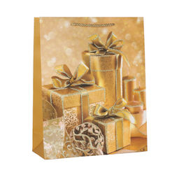 Цена за 12 шт. Пакет подарочный 31х40х12 / 111-1L /уп 12/360/ микс Новый год - Галеонтрейд фото 4