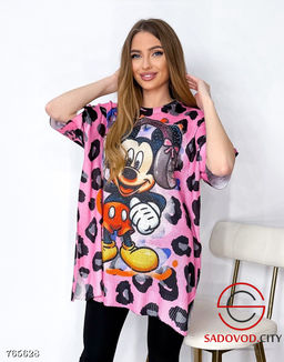 Футболка с принтом женская