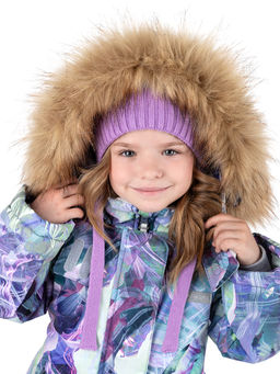 Костюм 7з1224 кофе/орхидея - Nikastyle фото 18