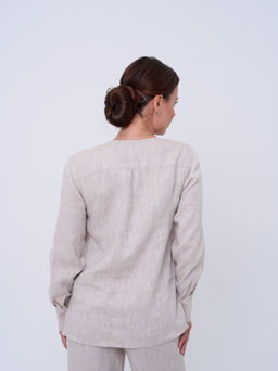 100% ЛЕН рубашка