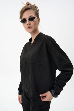 Бомбер Майли (чёрный) - Эльза фото 10