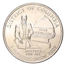 25 центов (1/4 доллара) 2009 года D США Штаты и территории  Округ Колумбия