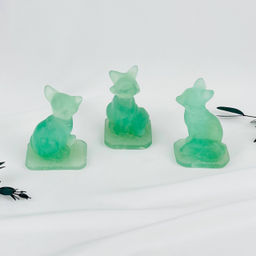 Фигурка Лиса из Флюорита